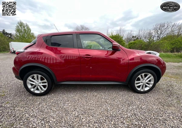 Nissan Juke cena 48500 przebieg: 144000, rok produkcji 2015 z Radymno małe 781